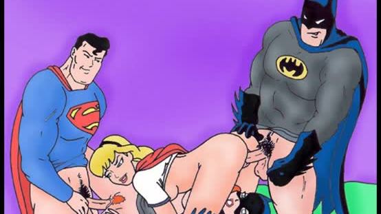 Batman vs superman and batgirl hentai