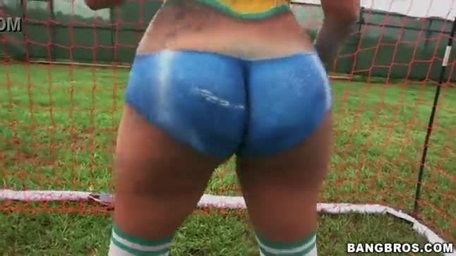 Big ass latinas playing soccer before sex